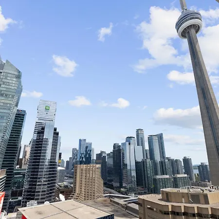 2Bedroom Cn Tower And Water Views - Free Parking - Rooftop Pool
